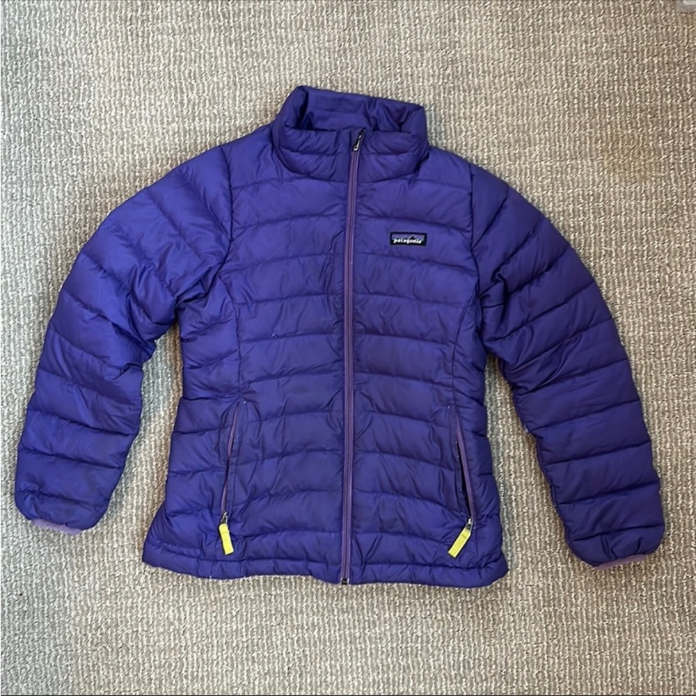 Patagonia Purple Girls M (10) Down Puffer Jacket